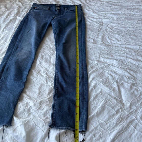 Hudson Jeans Women's Skinny Denim Cut Off Jeans Mid to Low Rise - Picture 4 of 9